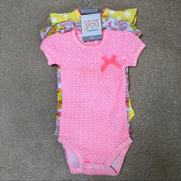 Carter's Other - NWT Just One You by Carters 3 Pack Onesies 3 month